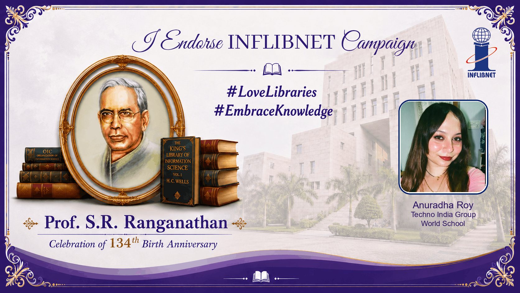 Library Day Endorse Badge