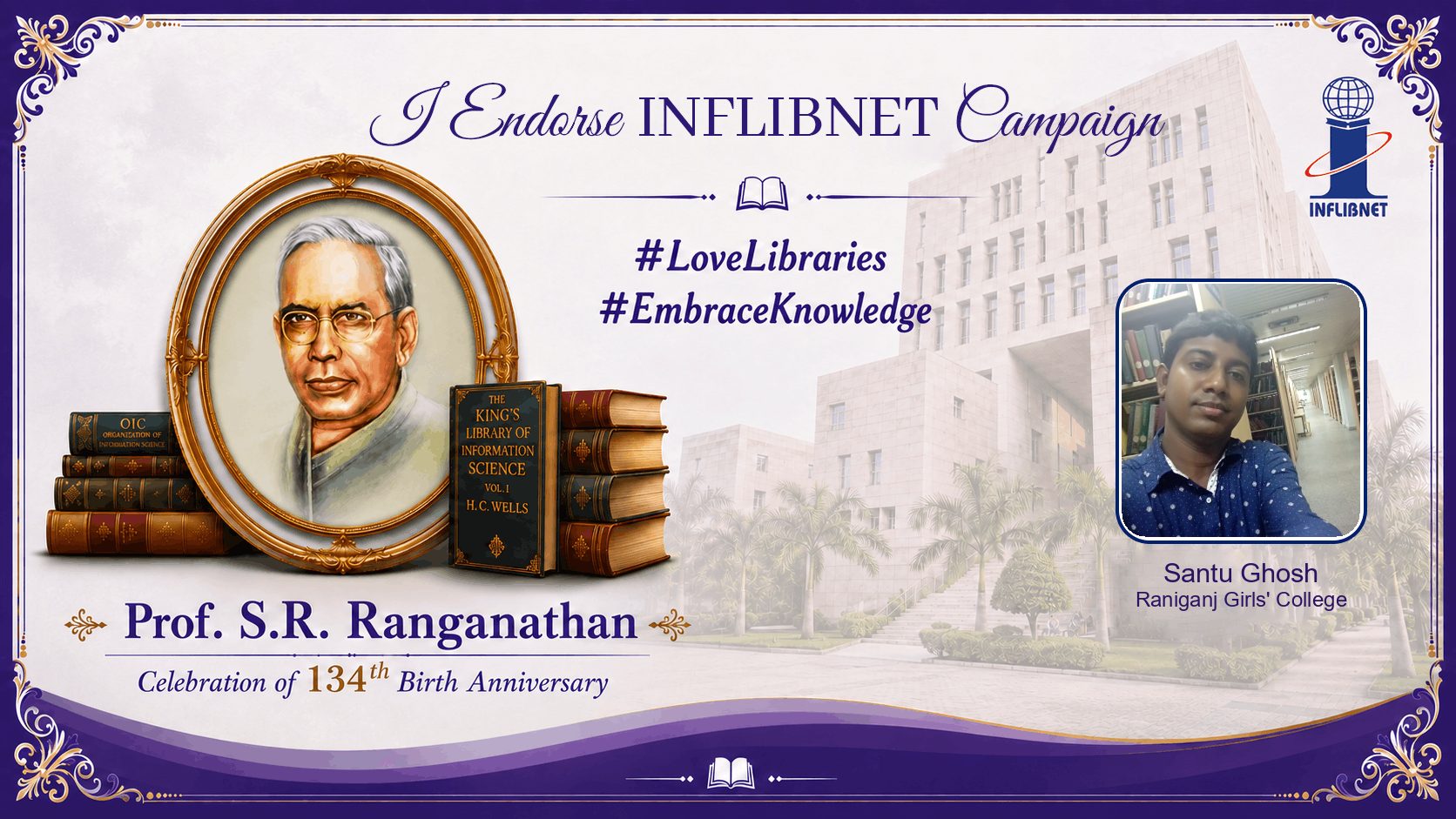 Library Day Endorse Badge
