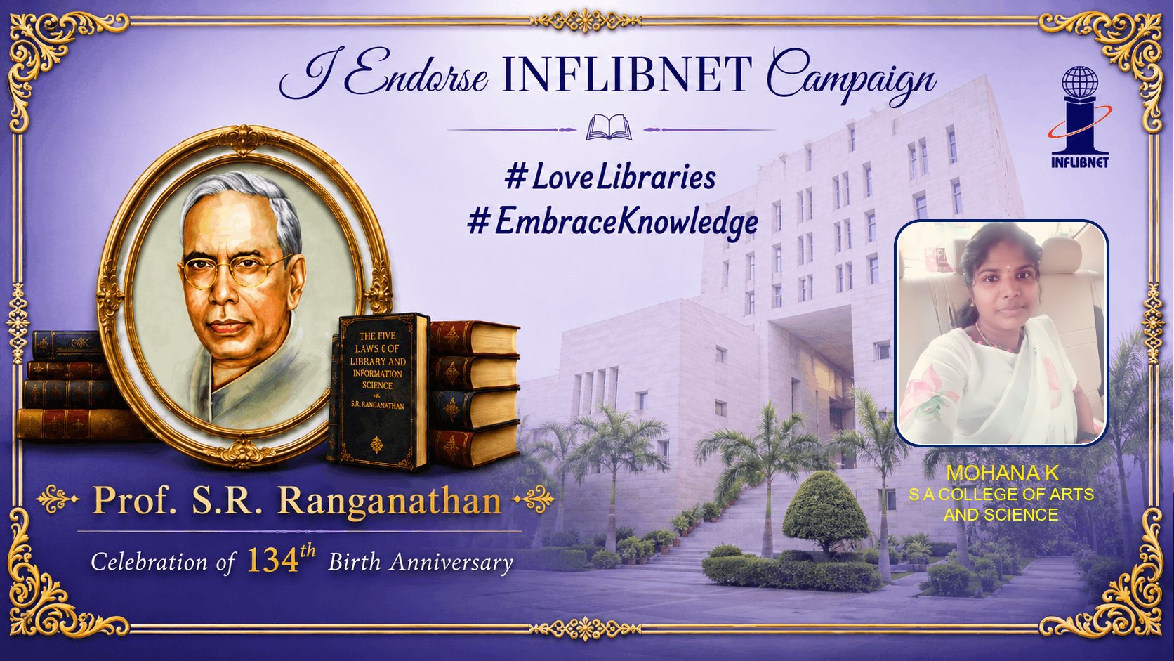 Library Day Endorse Badge