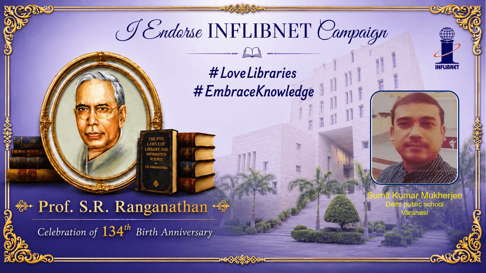 Library Day Endorse Badge