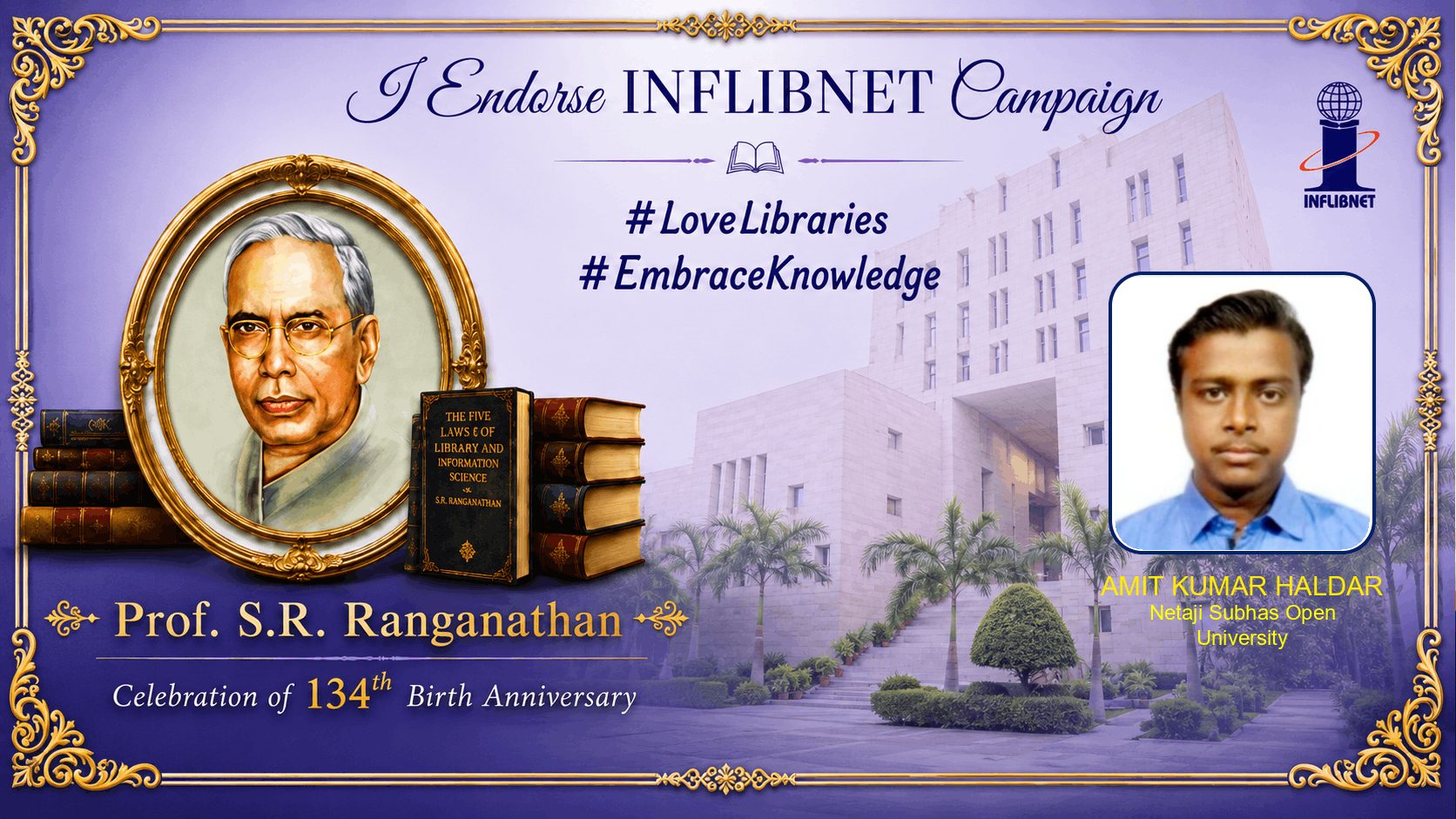 Library Day Endorse Badge