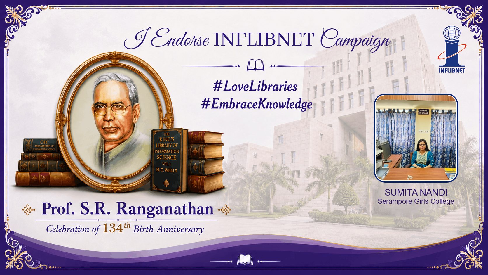 Library Day Endorse Badge