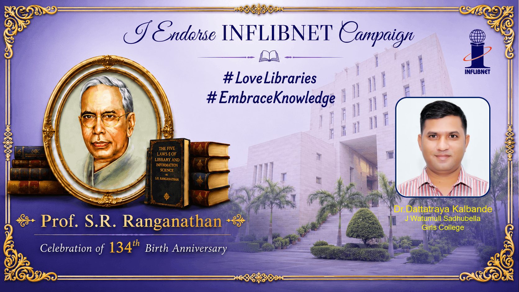 Library Day Endorse Badge