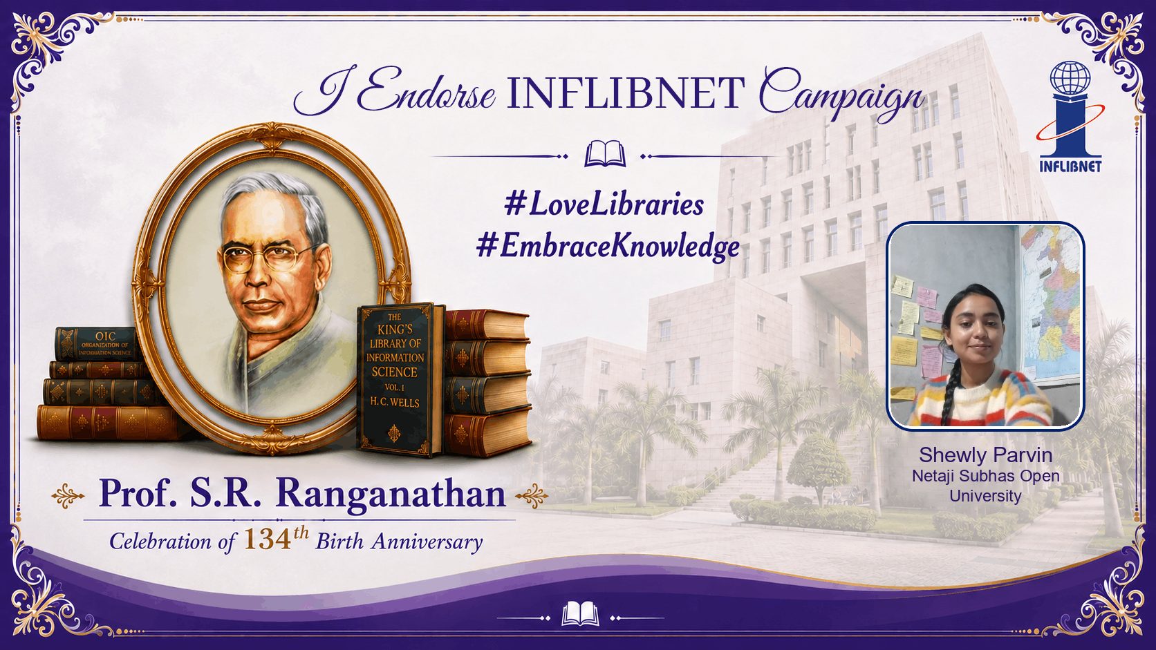 Library Day Endorse Badge