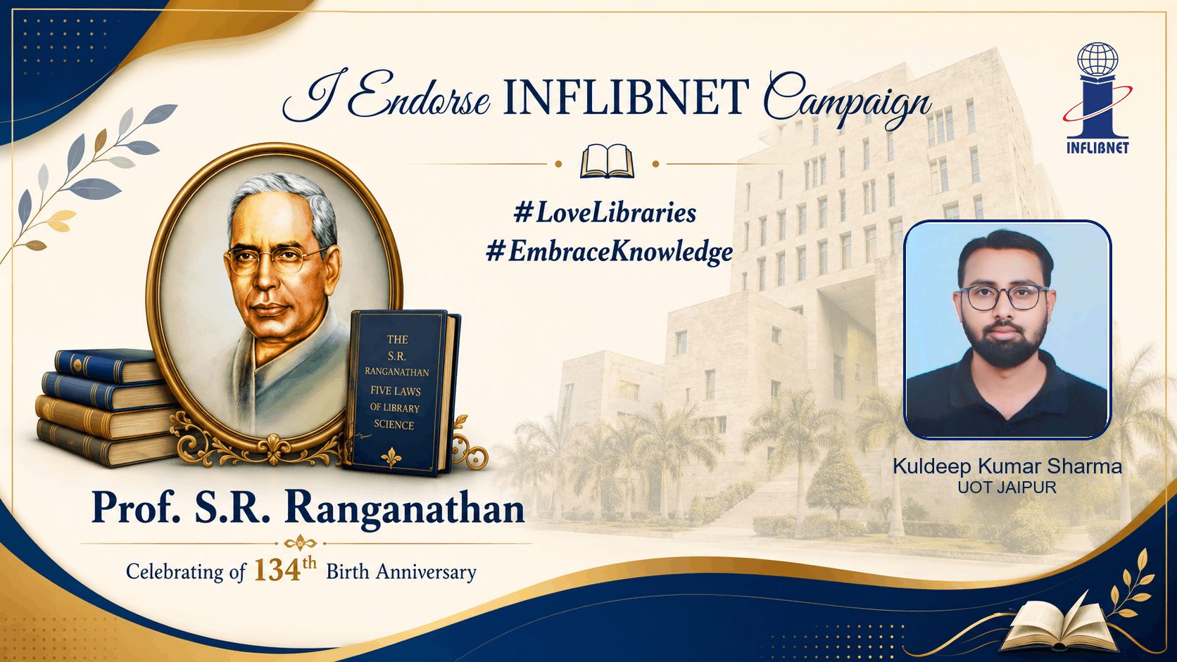 Library Day Endorse Badge