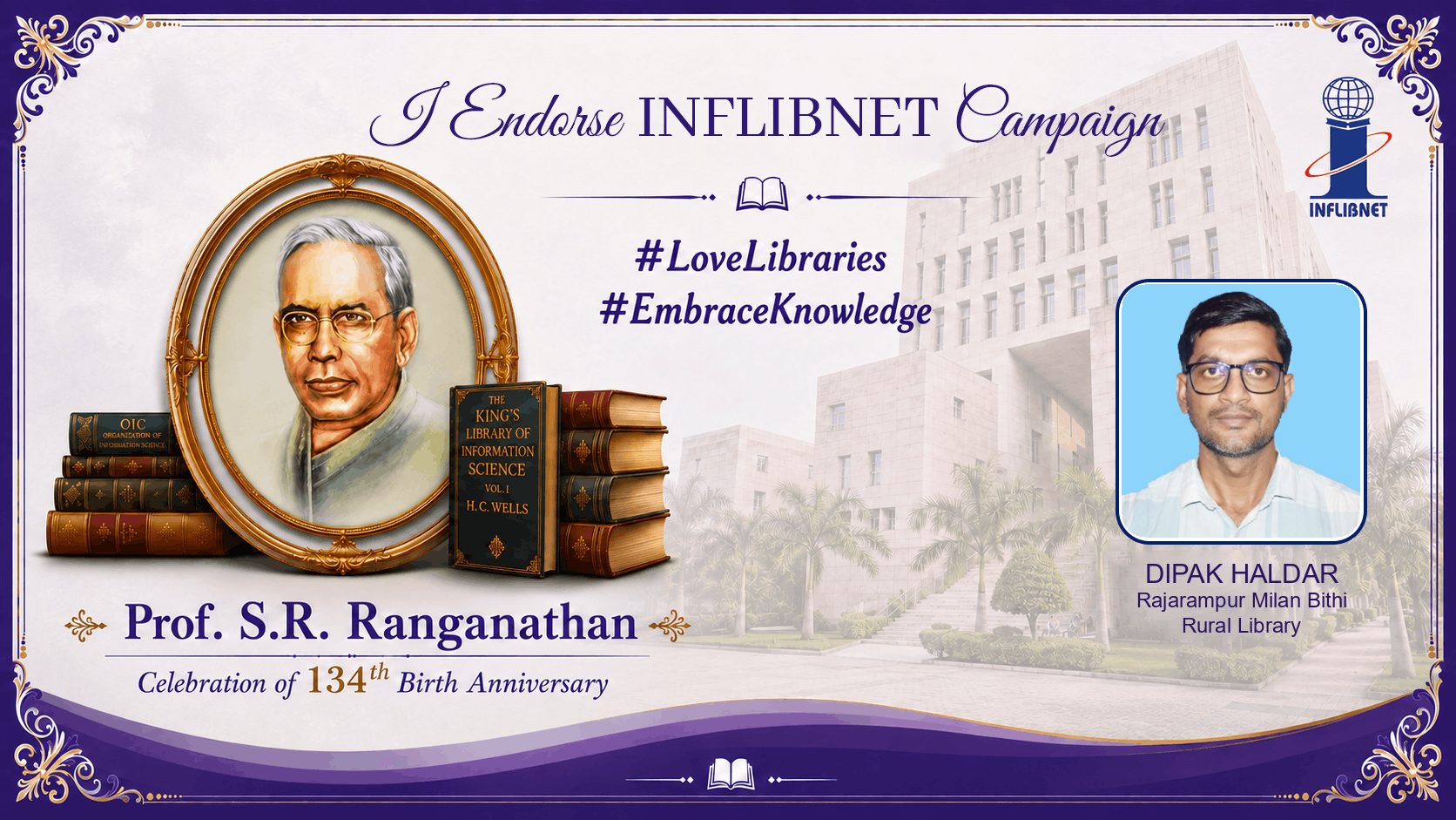 Library Day Endorse Badge