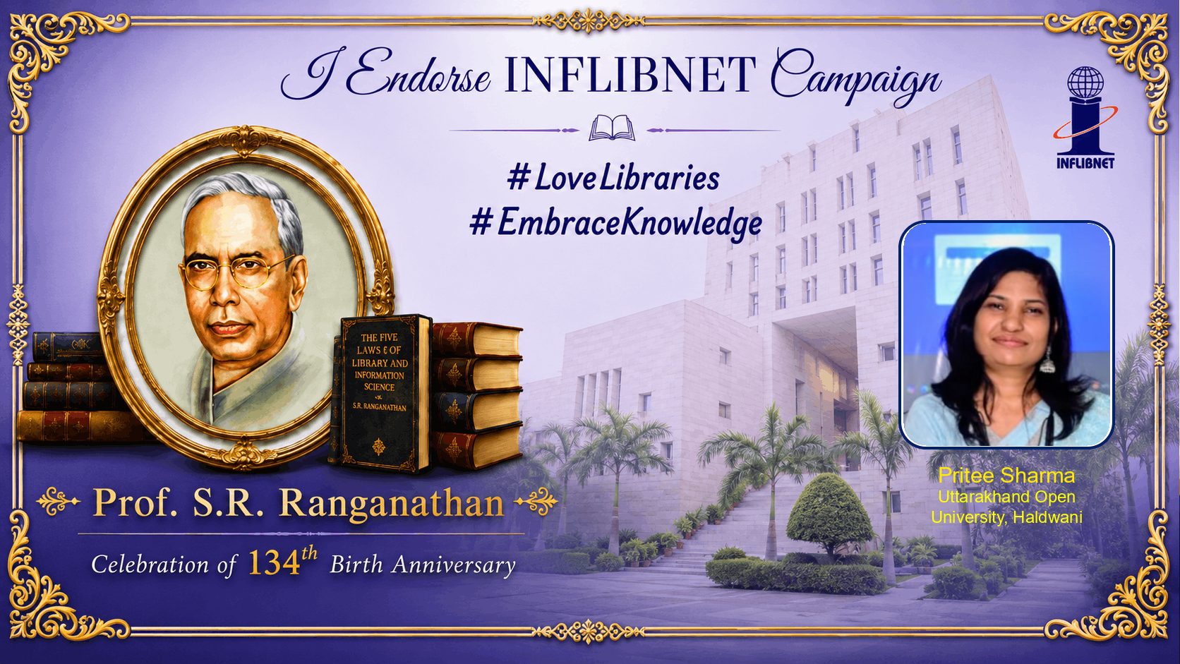 Library Day Endorse Badge