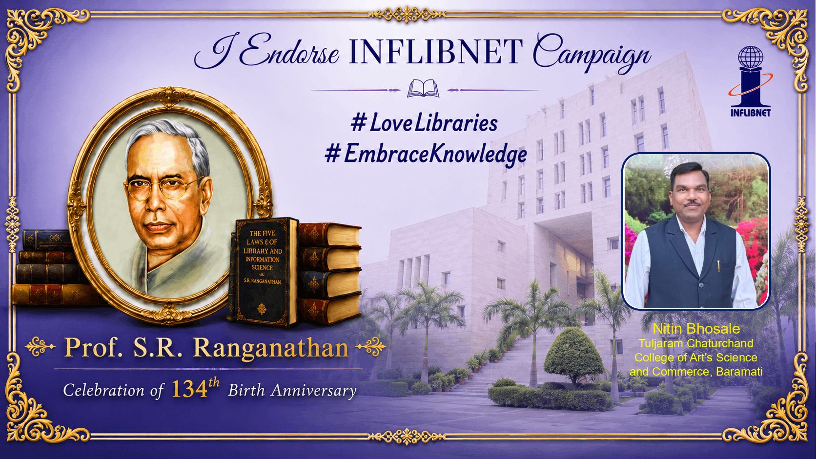 Library Day Endorse Badge