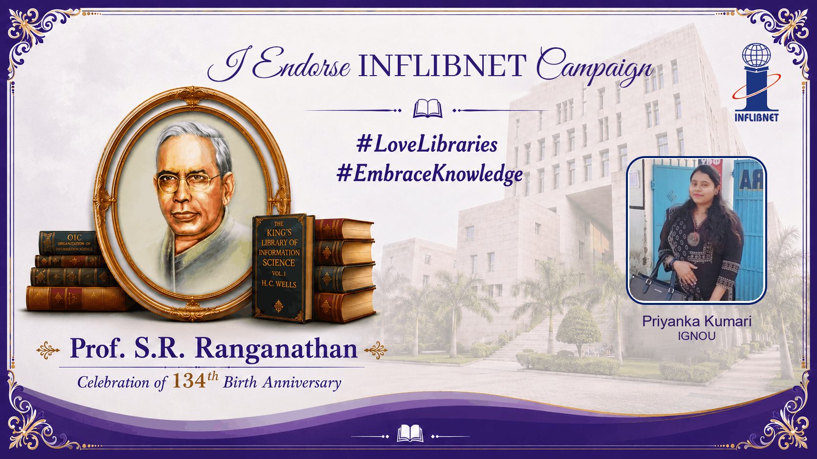 Library Day Endorse Badge