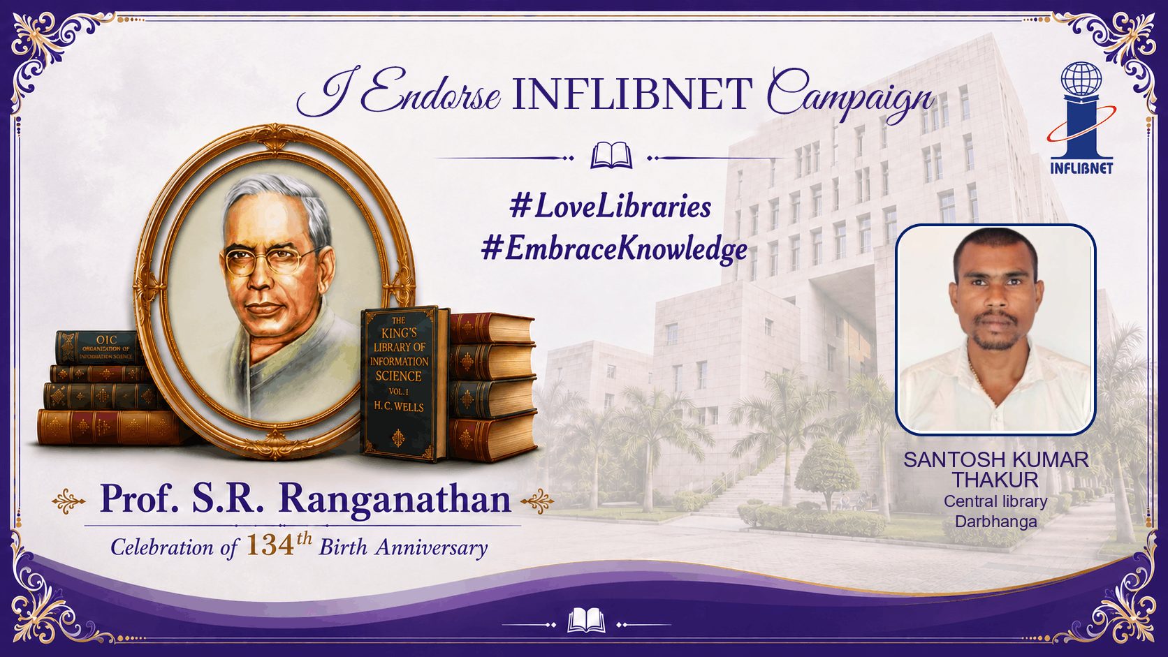 Library Day Endorse Badge