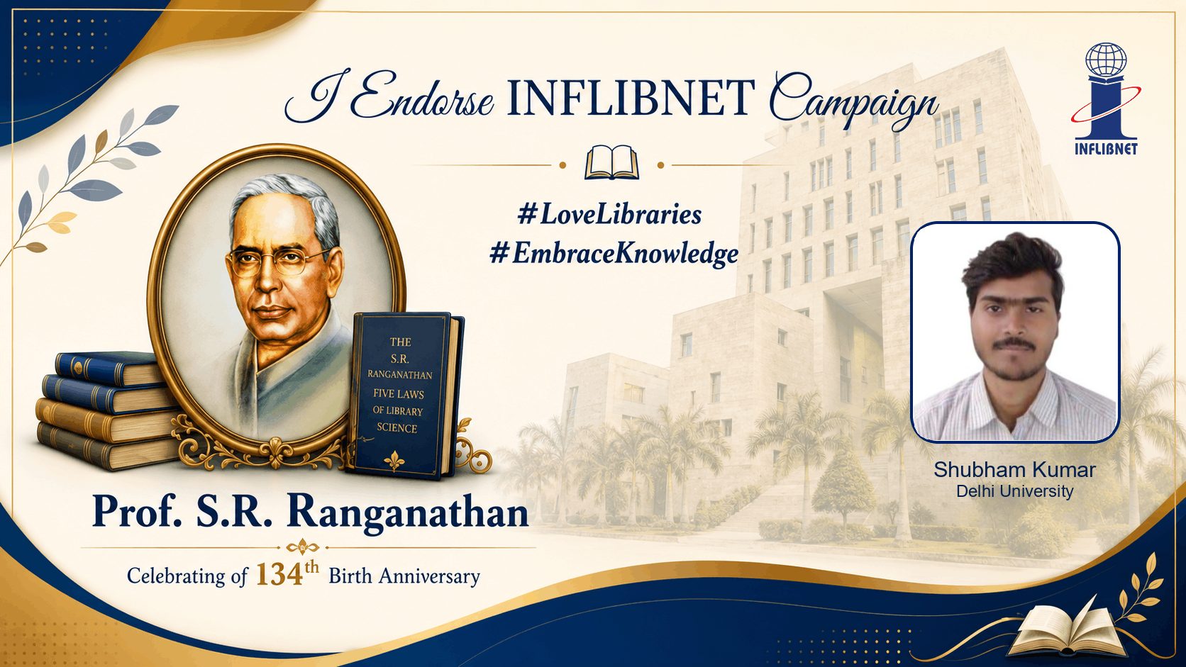 Library Day Endorse Badge