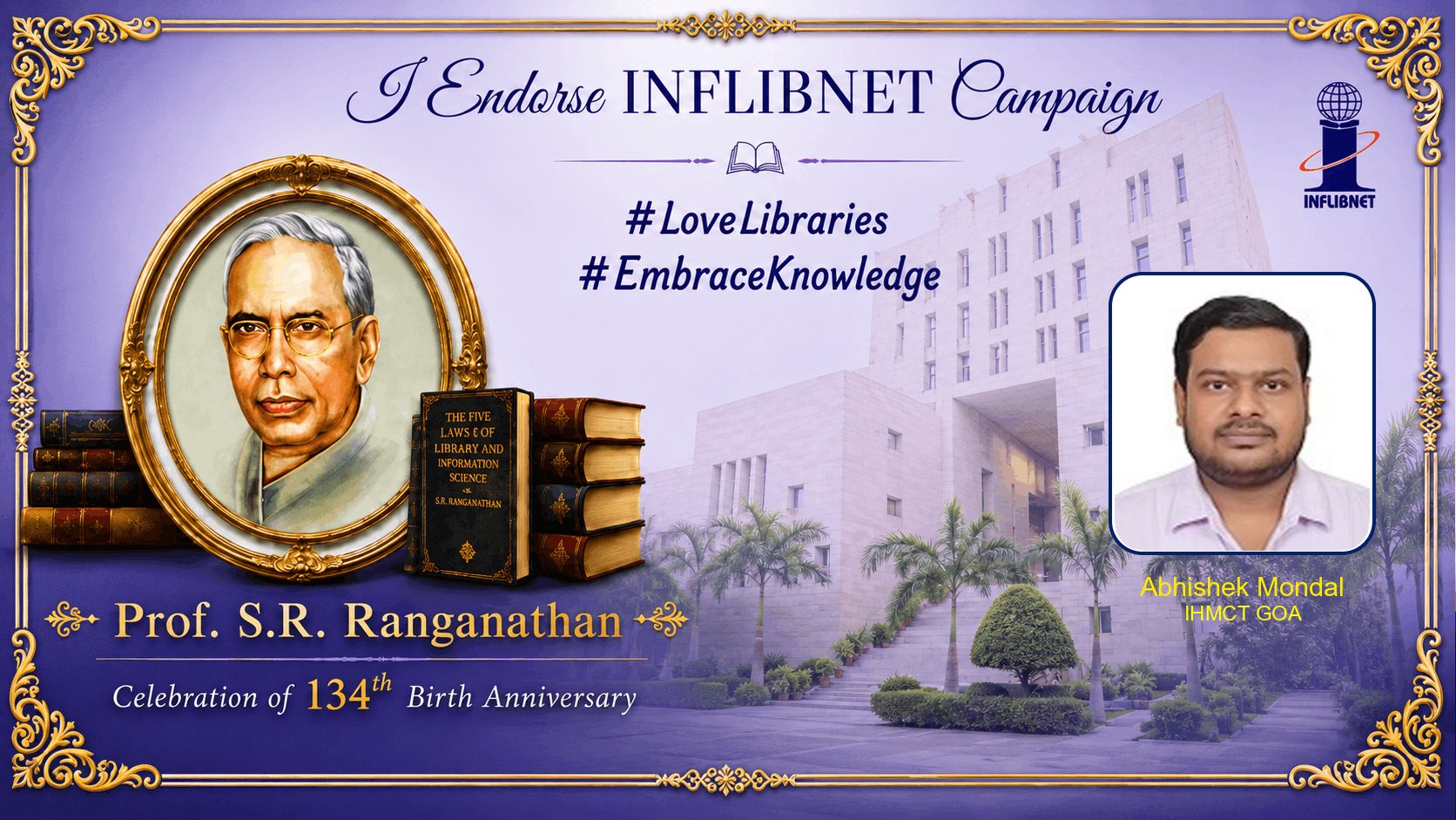 Library Day Endorse Badge