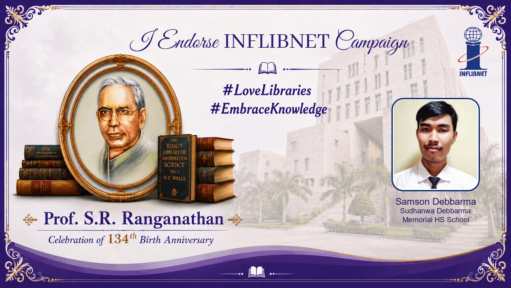 Library Day Endorse Badge