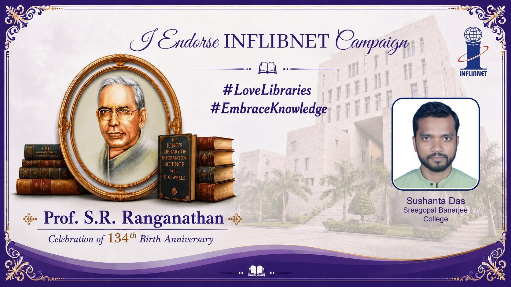 Library Day Endorse Badge