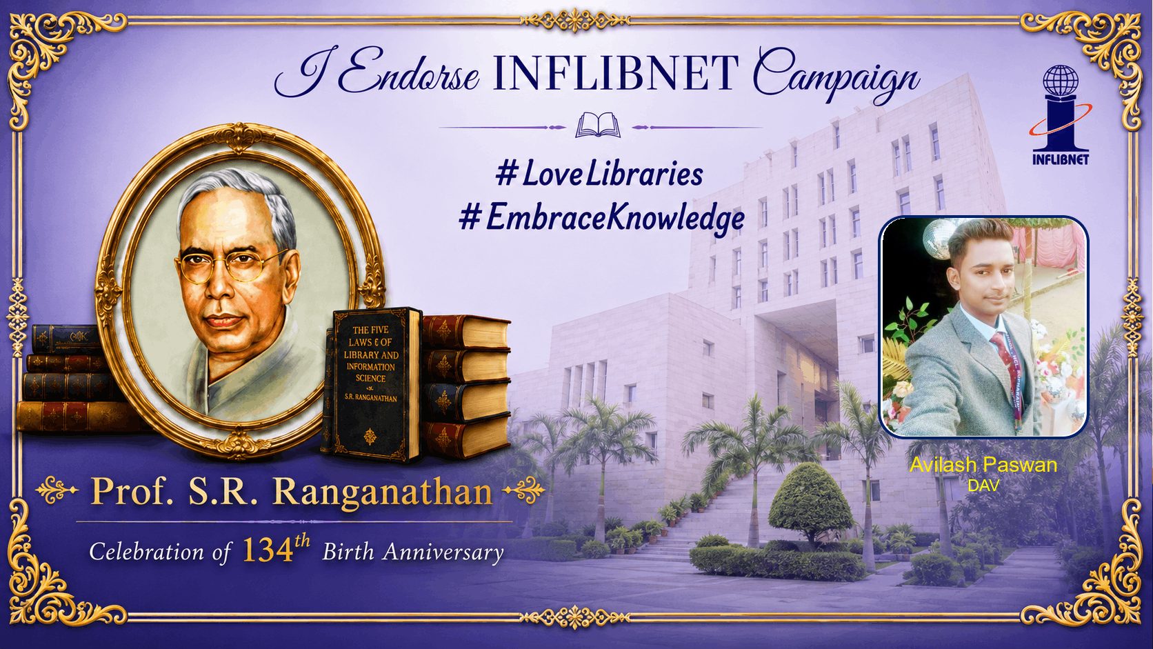 Library Day Endorse Badge