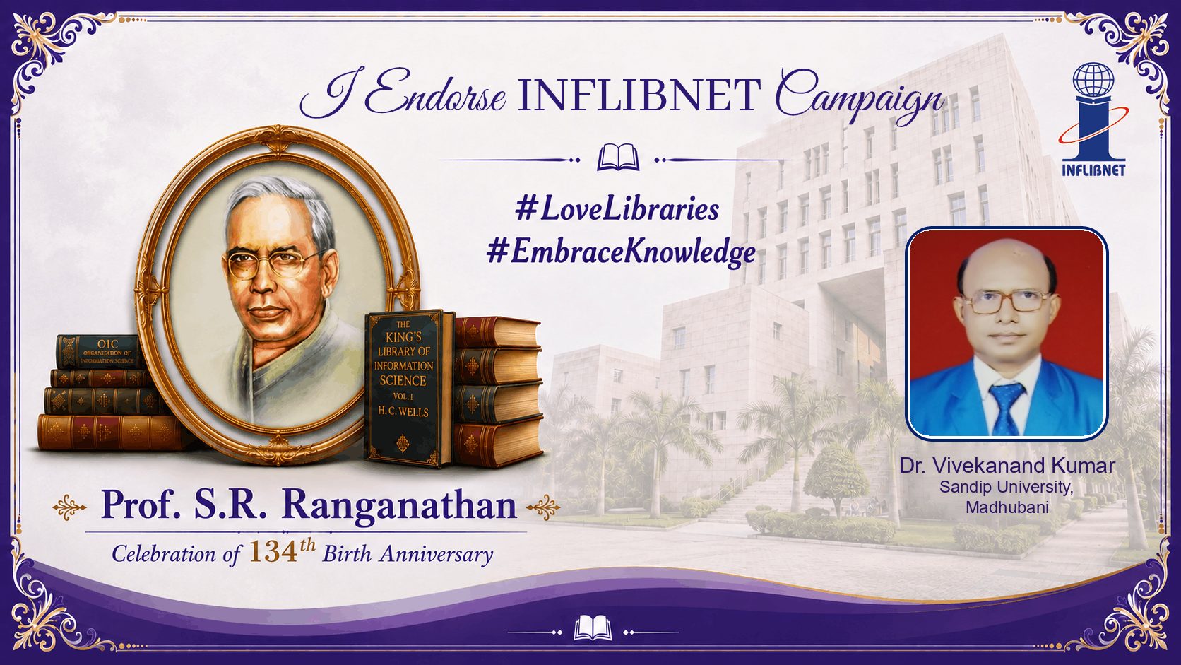 Library Day Endorse Badge