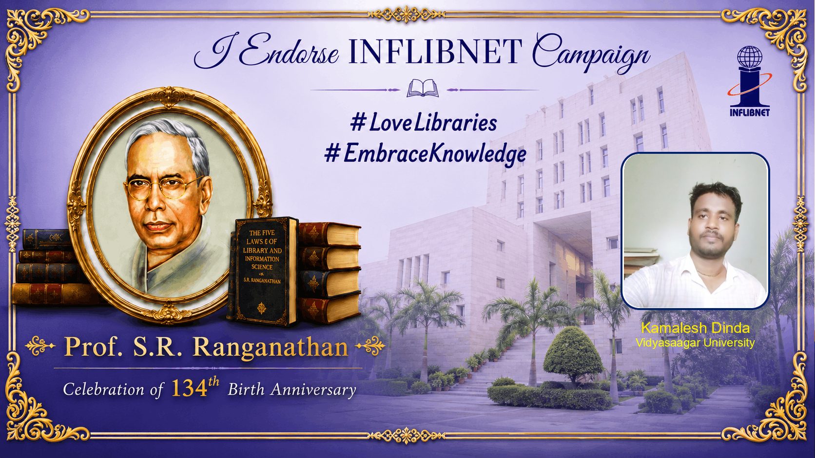 Library Day Endorse Badge