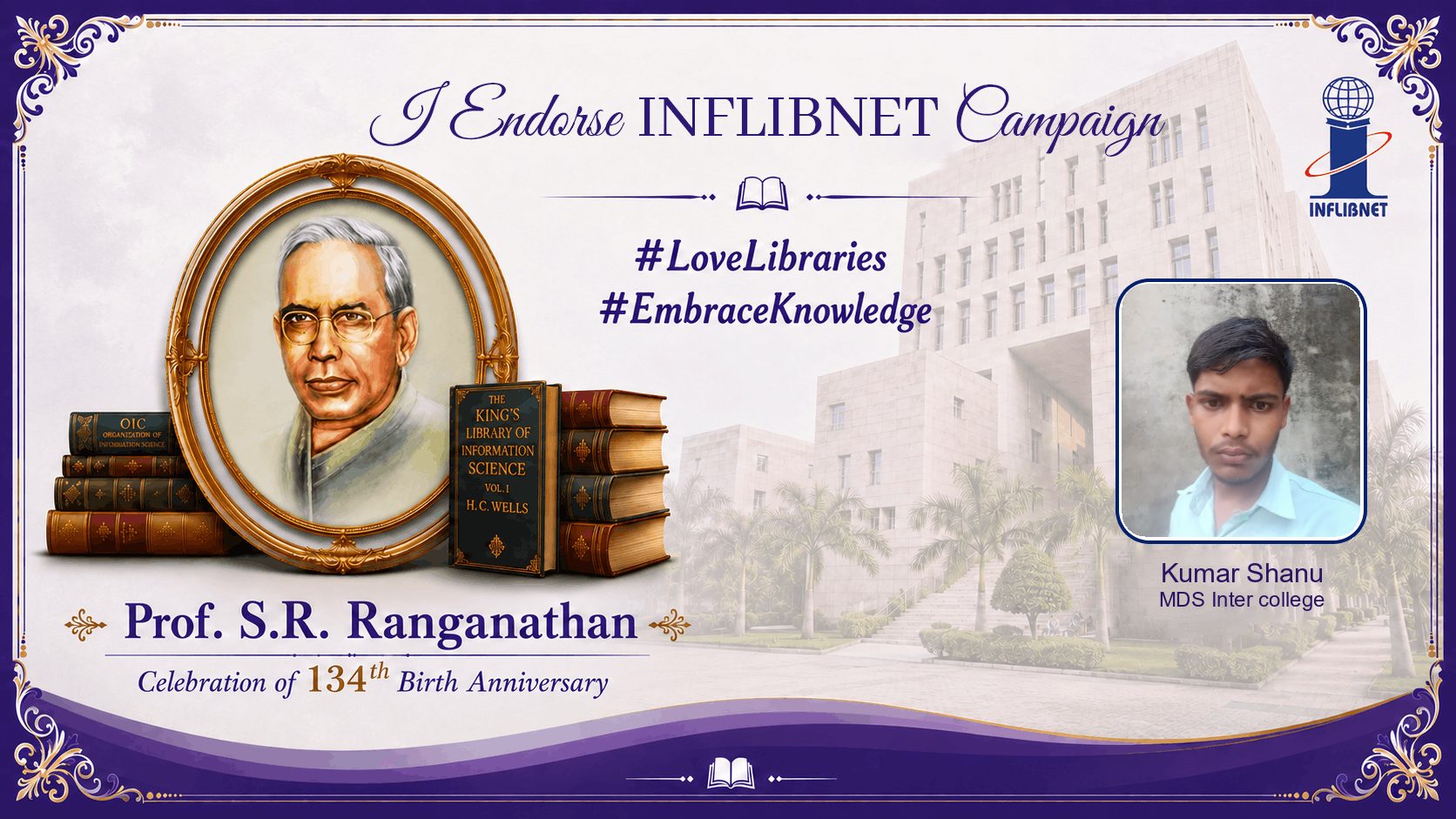 Library Day Endorse Badge