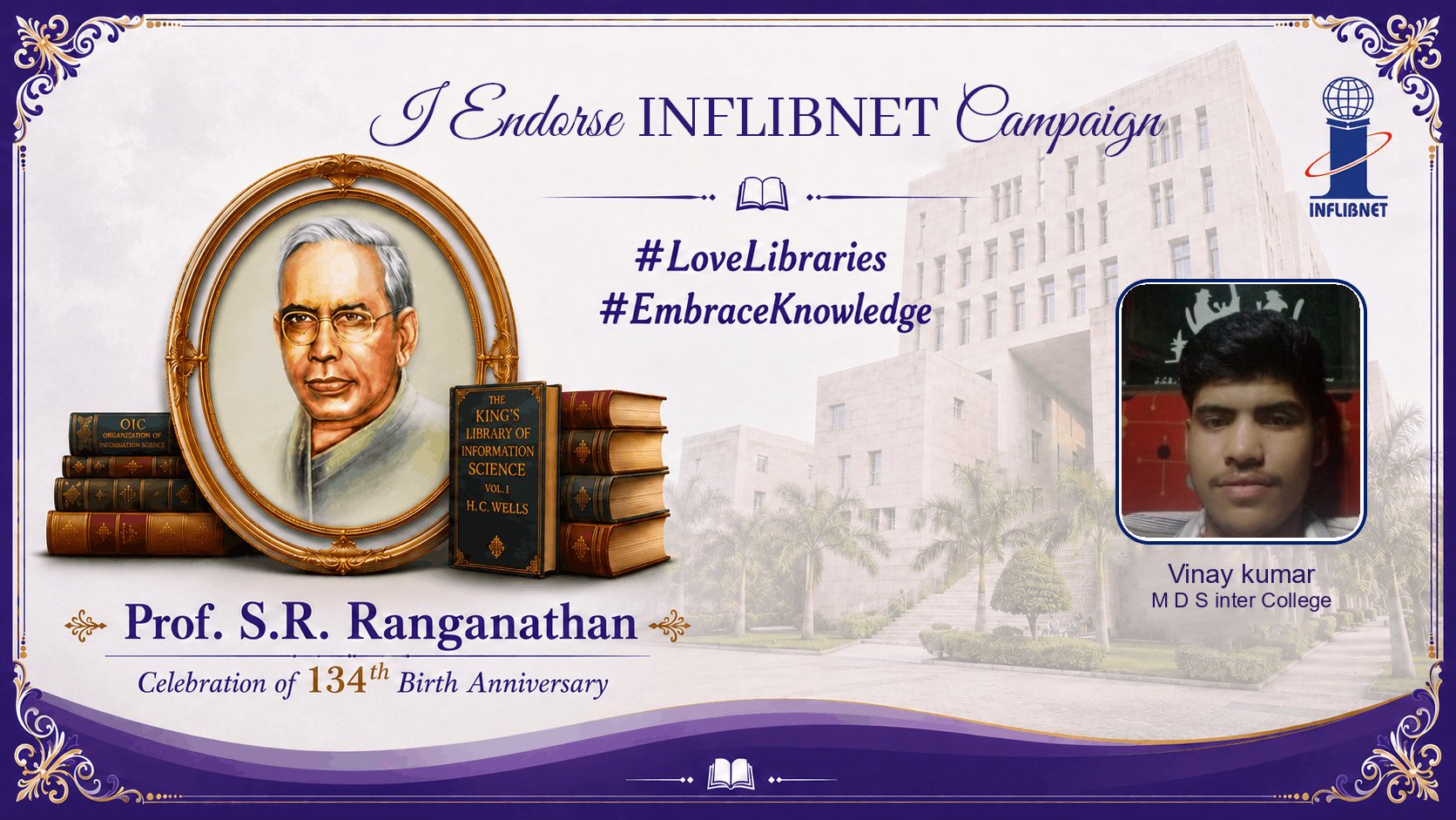 Library Day Endorse Badge