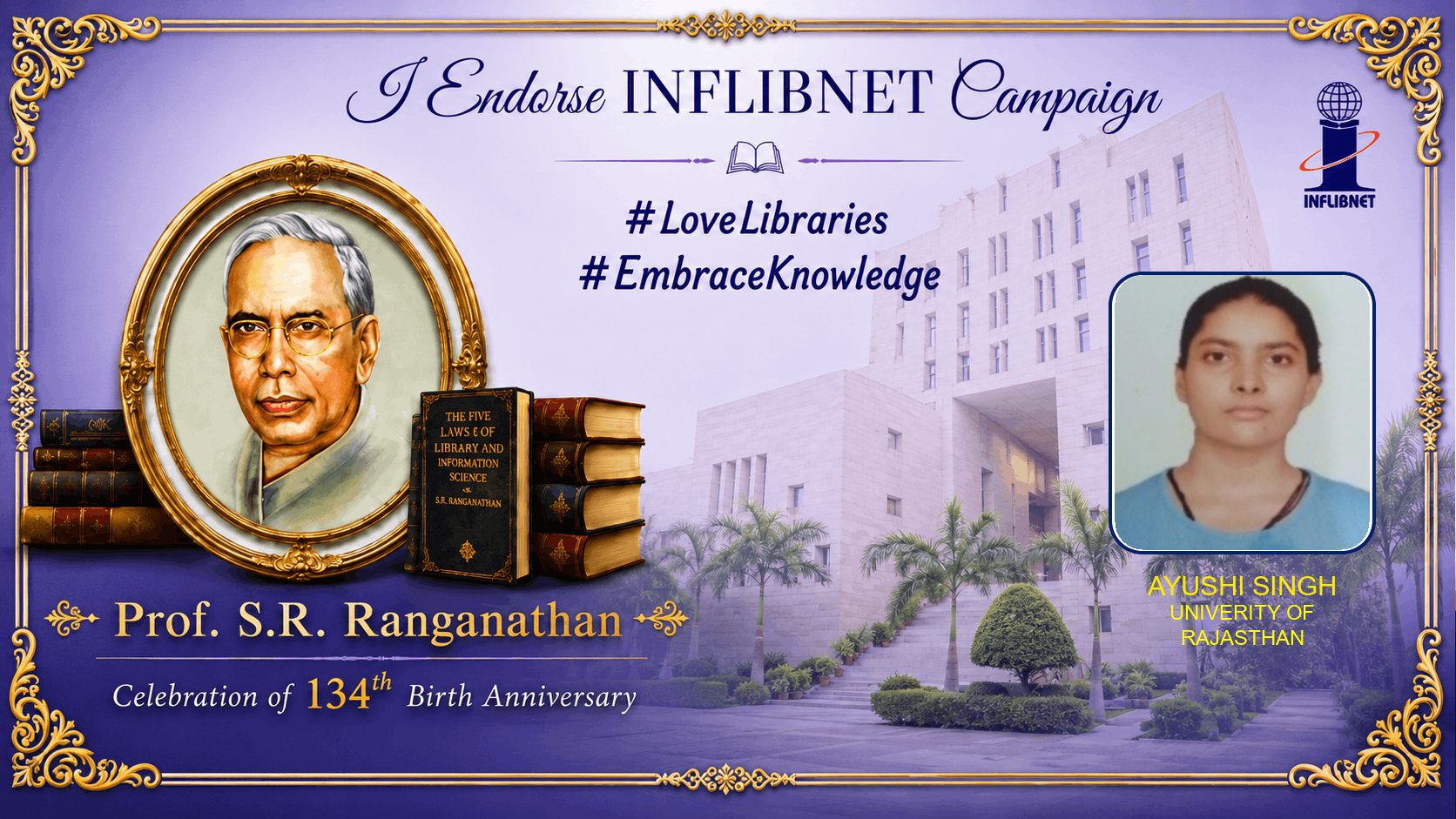 Library Day Endorse Badge