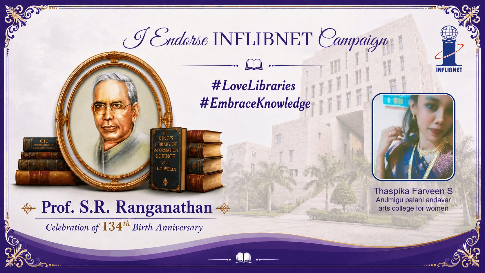 Library Day Endorse Badge