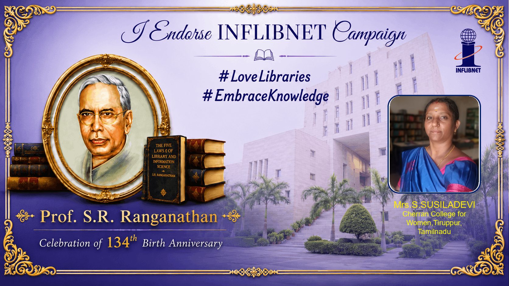 Library Day Endorse Badge