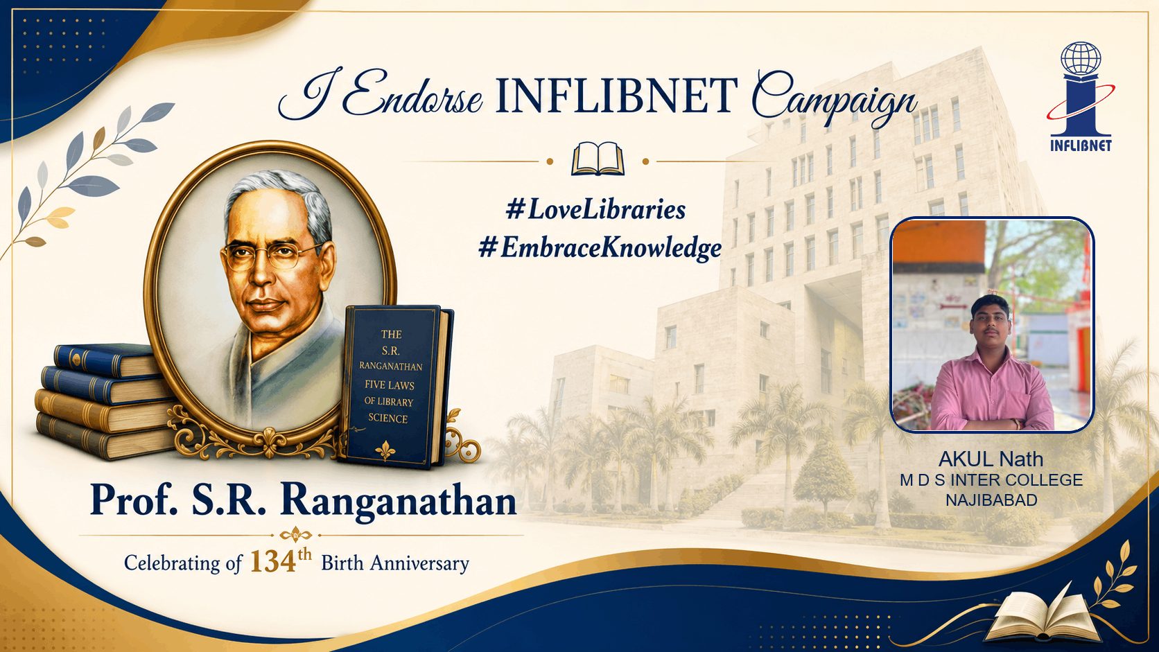 Library Day Endorse Badge
