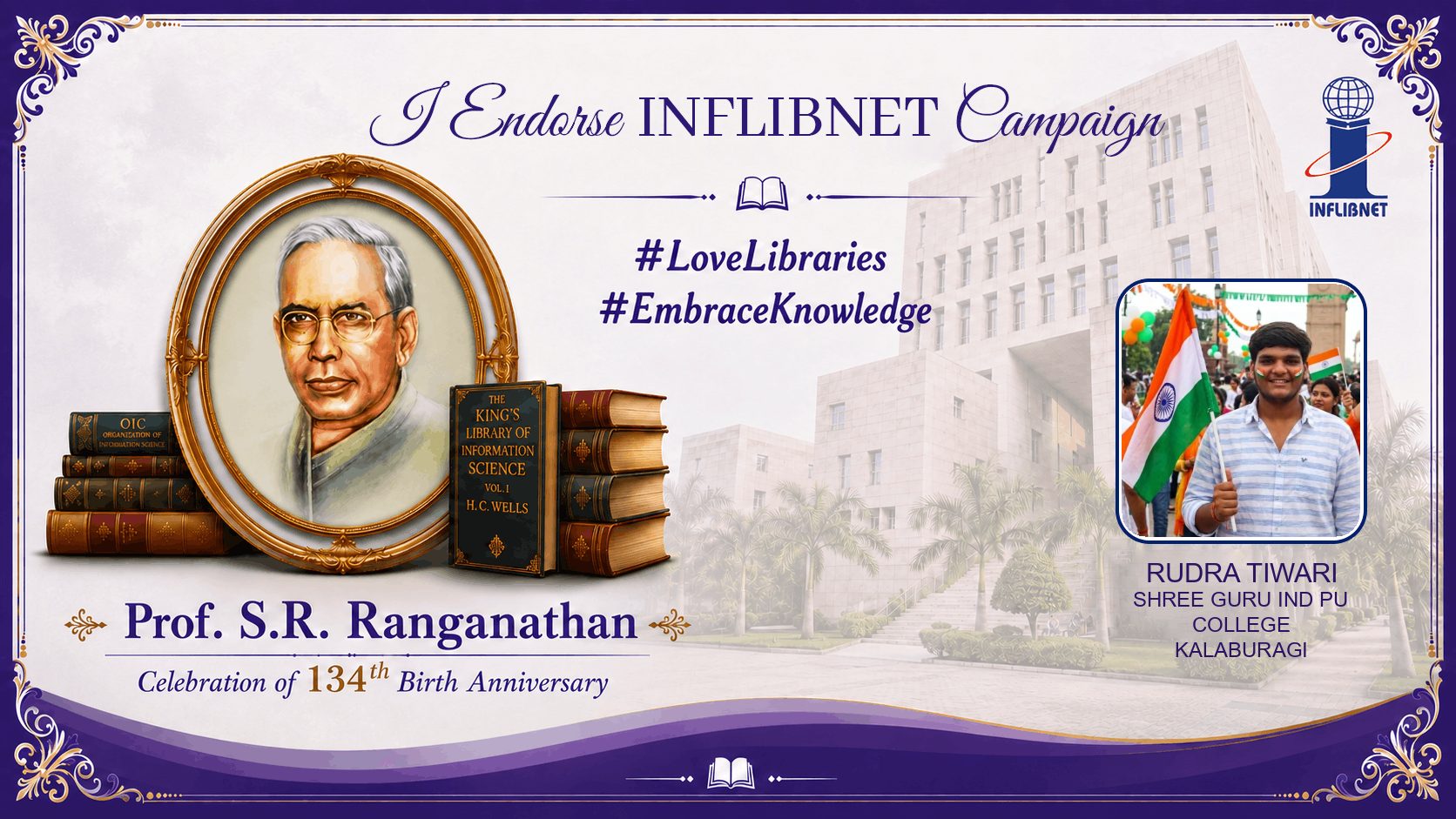 Library Day Endorse Badge