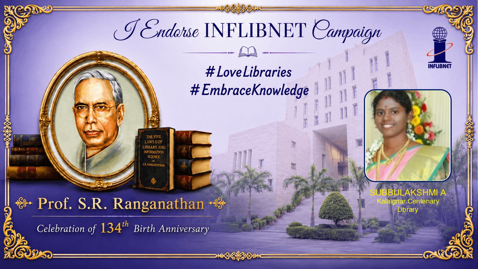 Library Day Endorse Badge