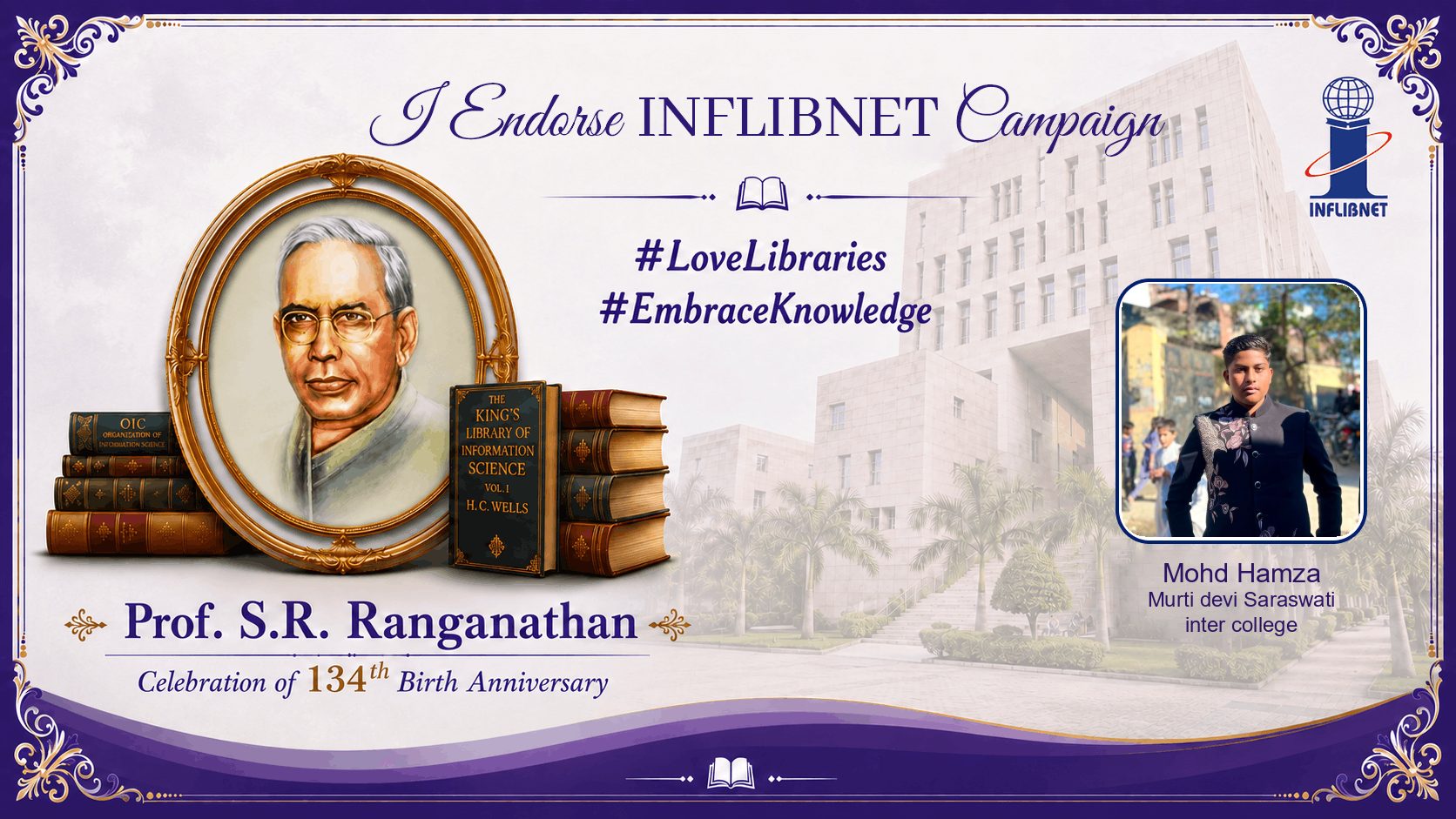 Library Day Endorse Badge