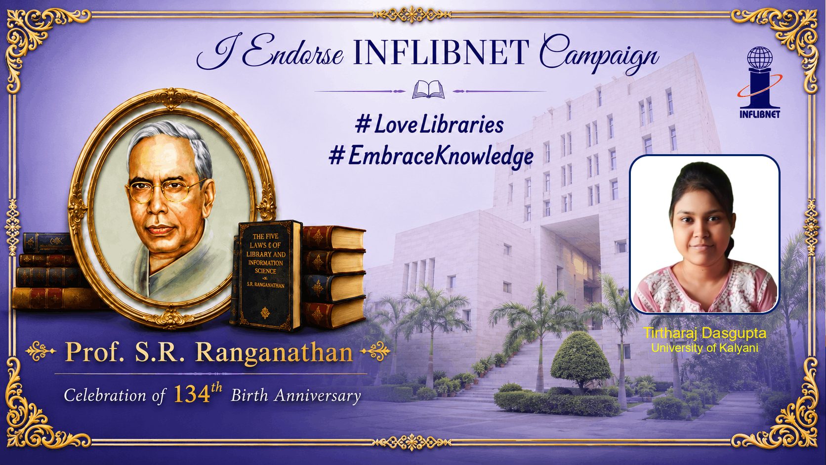 Library Day Endorse Badge
