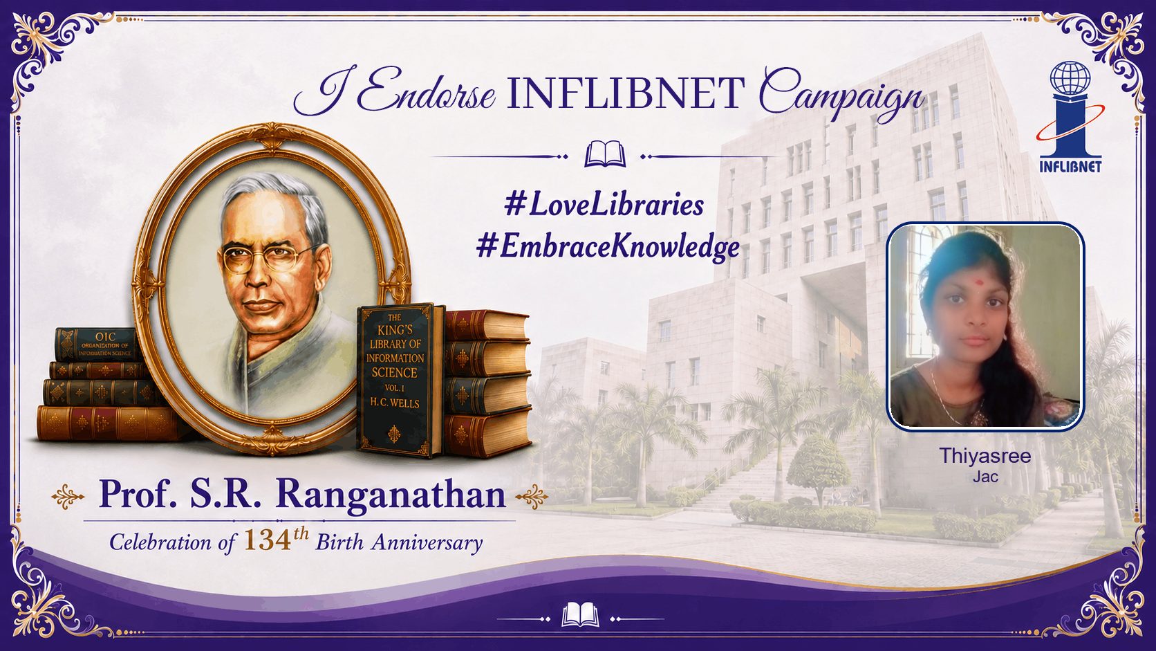 Library Day Endorse Badge