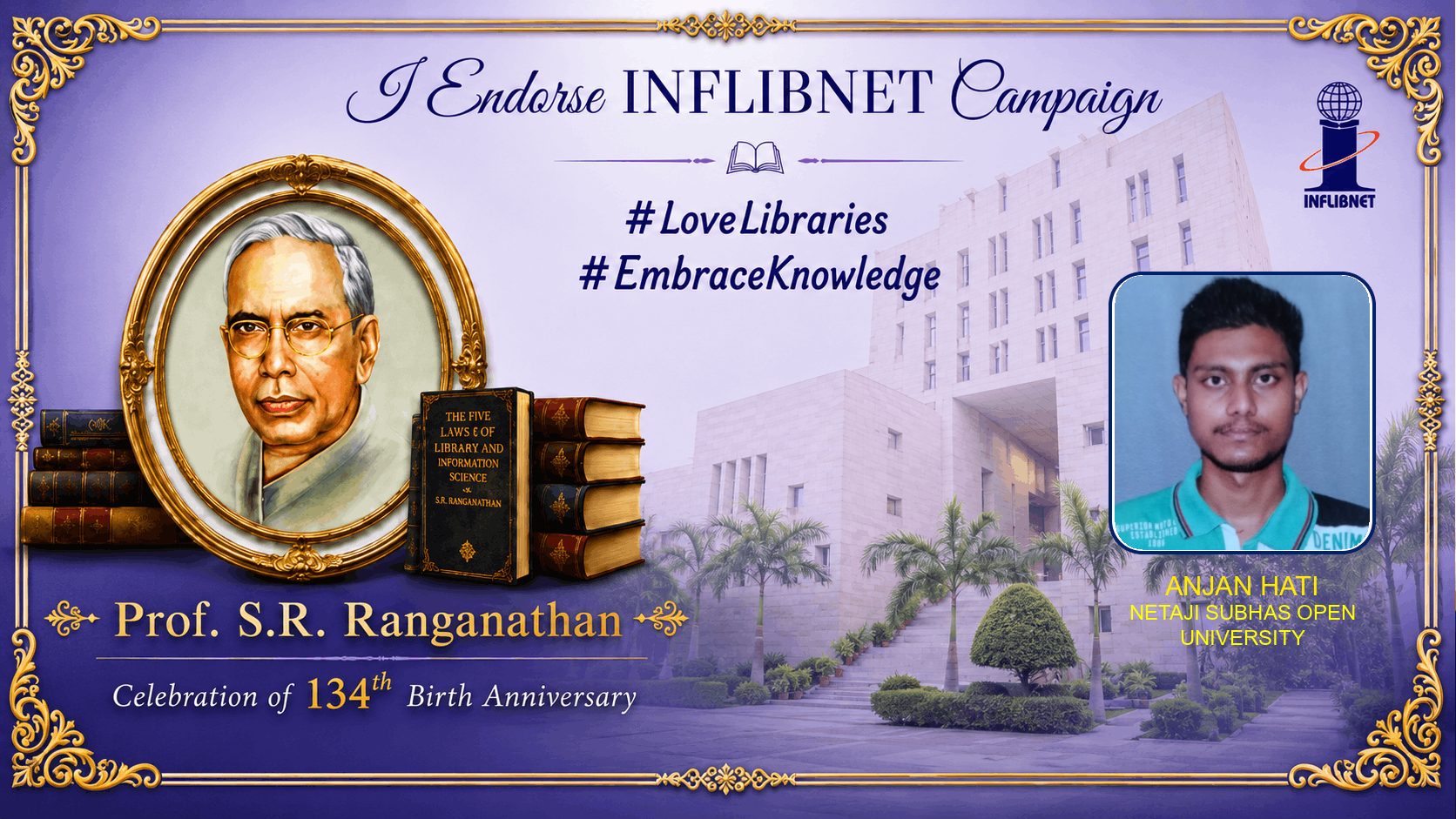 Library Day Endorse Badge