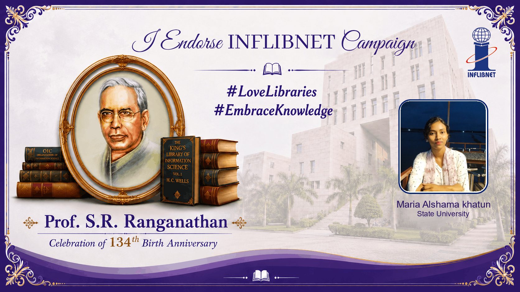 Library Day Endorse Badge