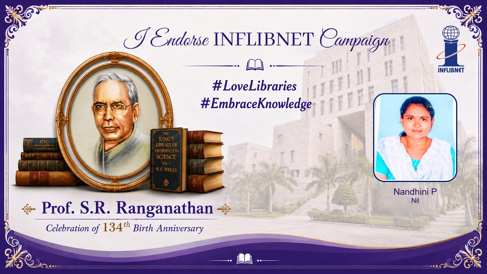 Library Day Endorse Badge