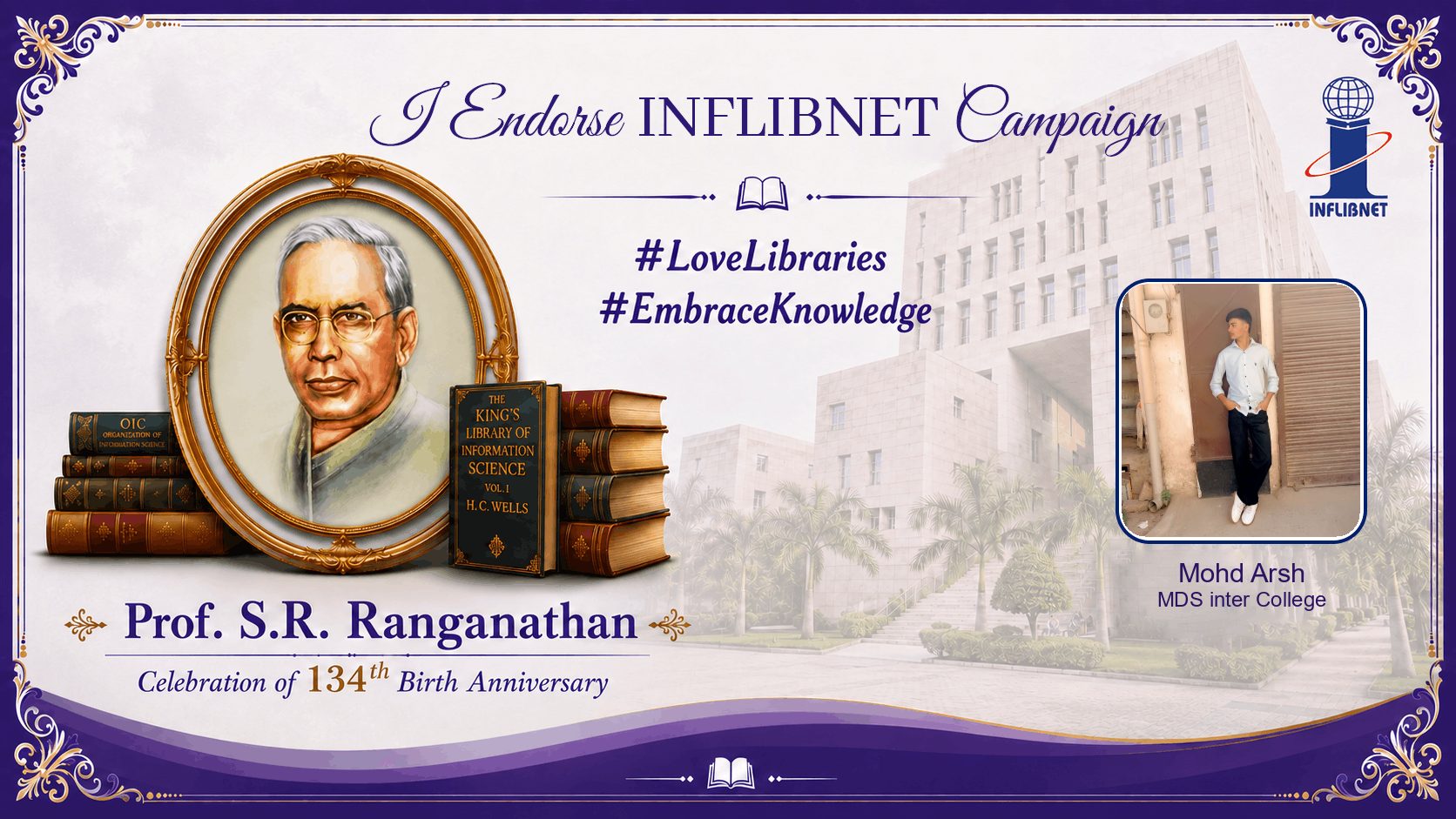 Library Day Endorse Badge