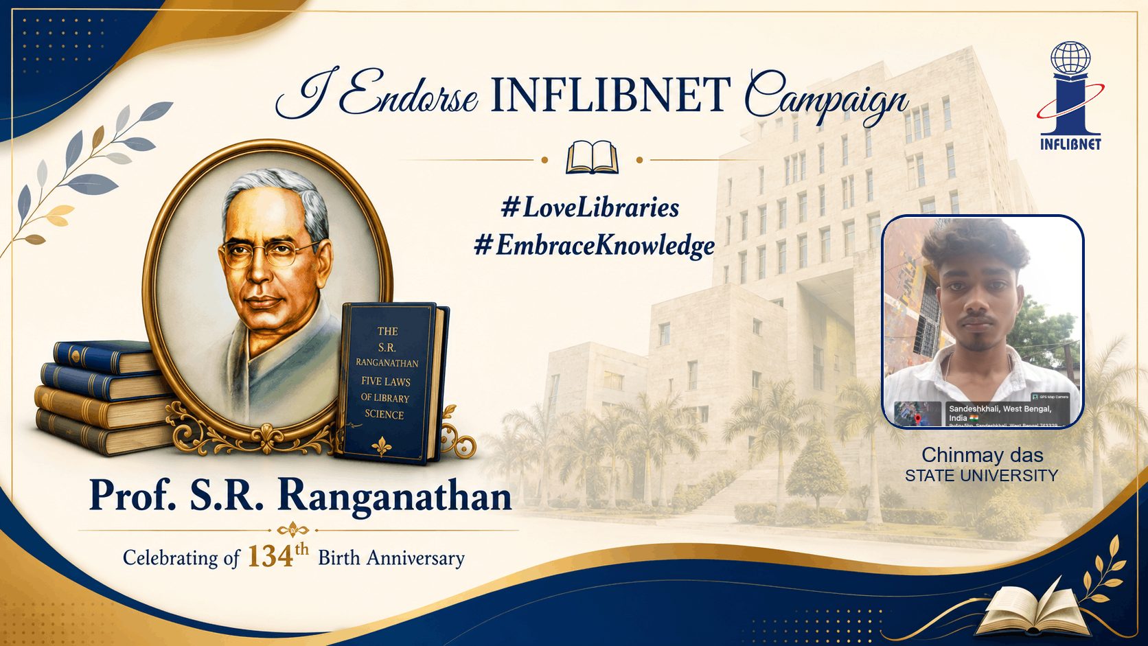 Library Day Endorse Badge