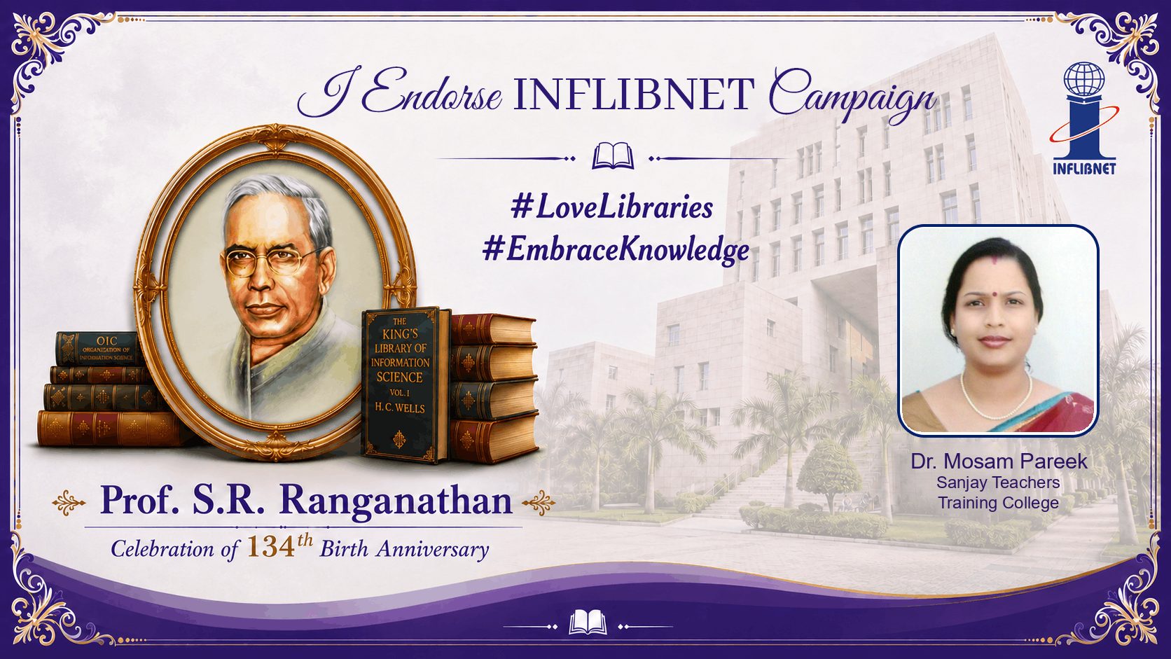 Library Day Endorse Badge