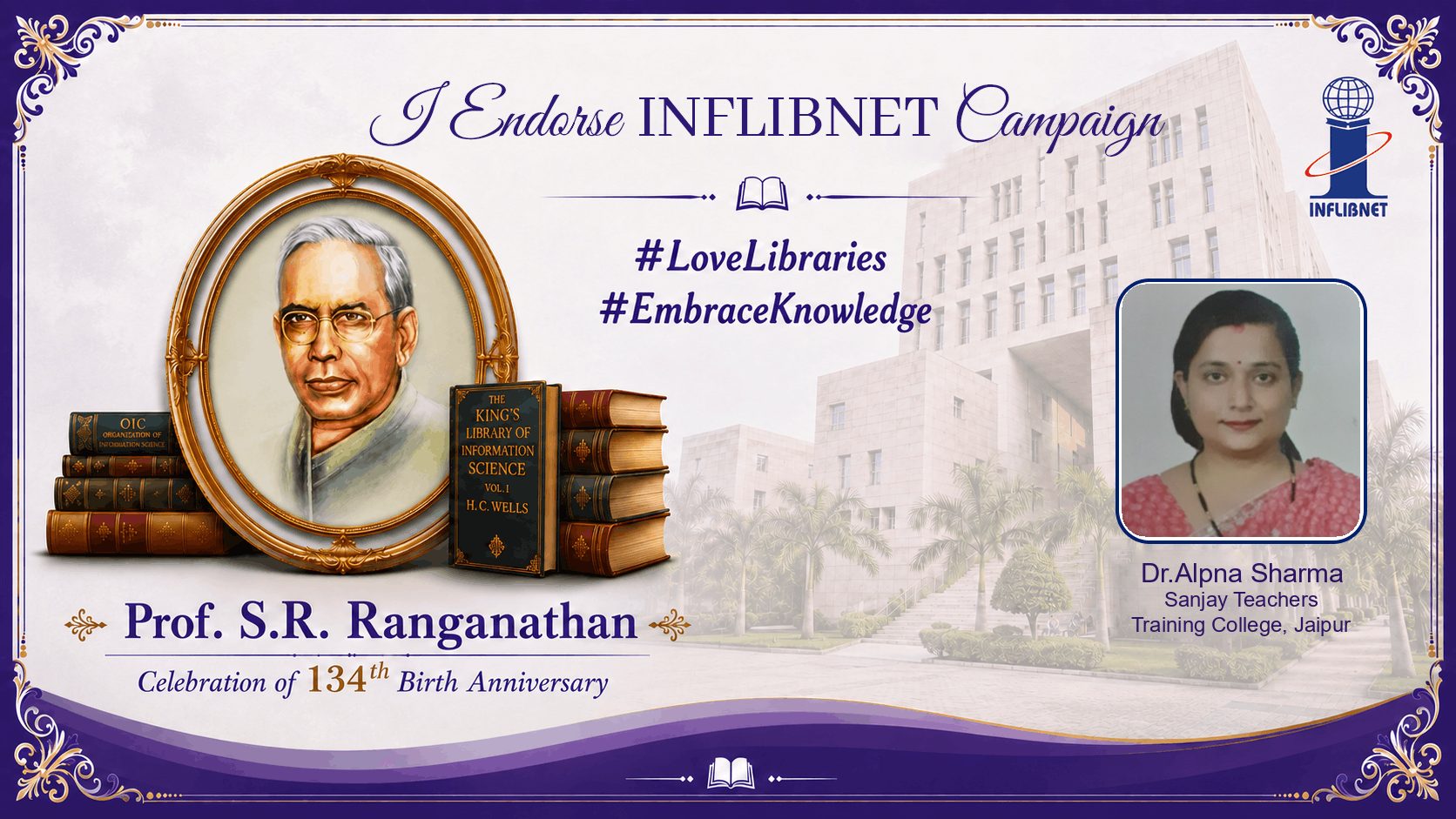 Library Day Endorse Badge