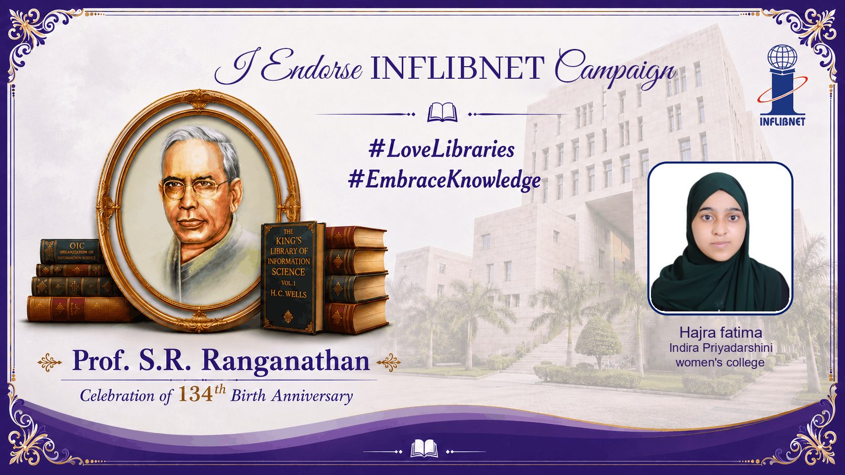 Library Day Endorse Badge