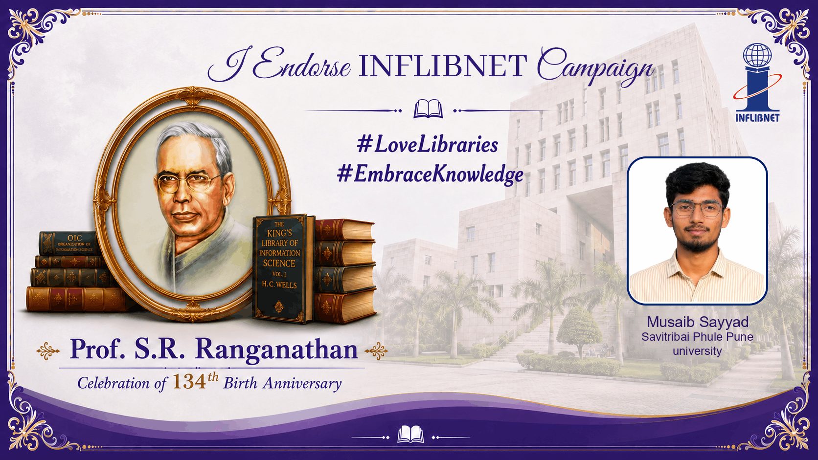 Library Day Endorse Badge