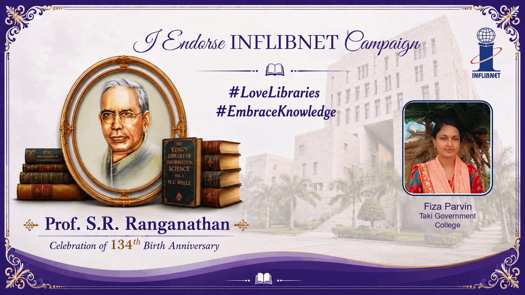 Library Day Endorse Badge