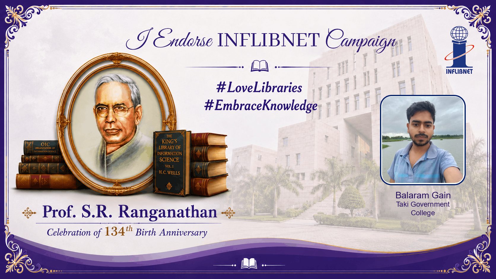 Library Day Endorse Badge