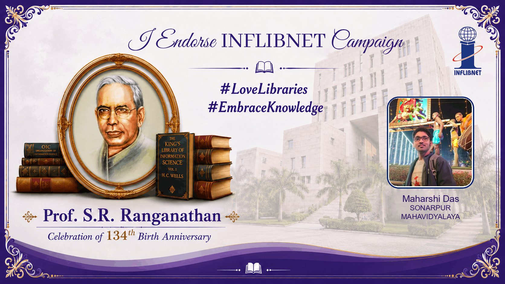 Library Day Endorse Badge