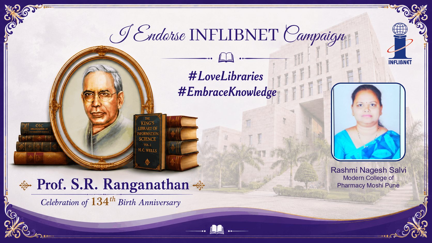 Library Day Endorse Badge