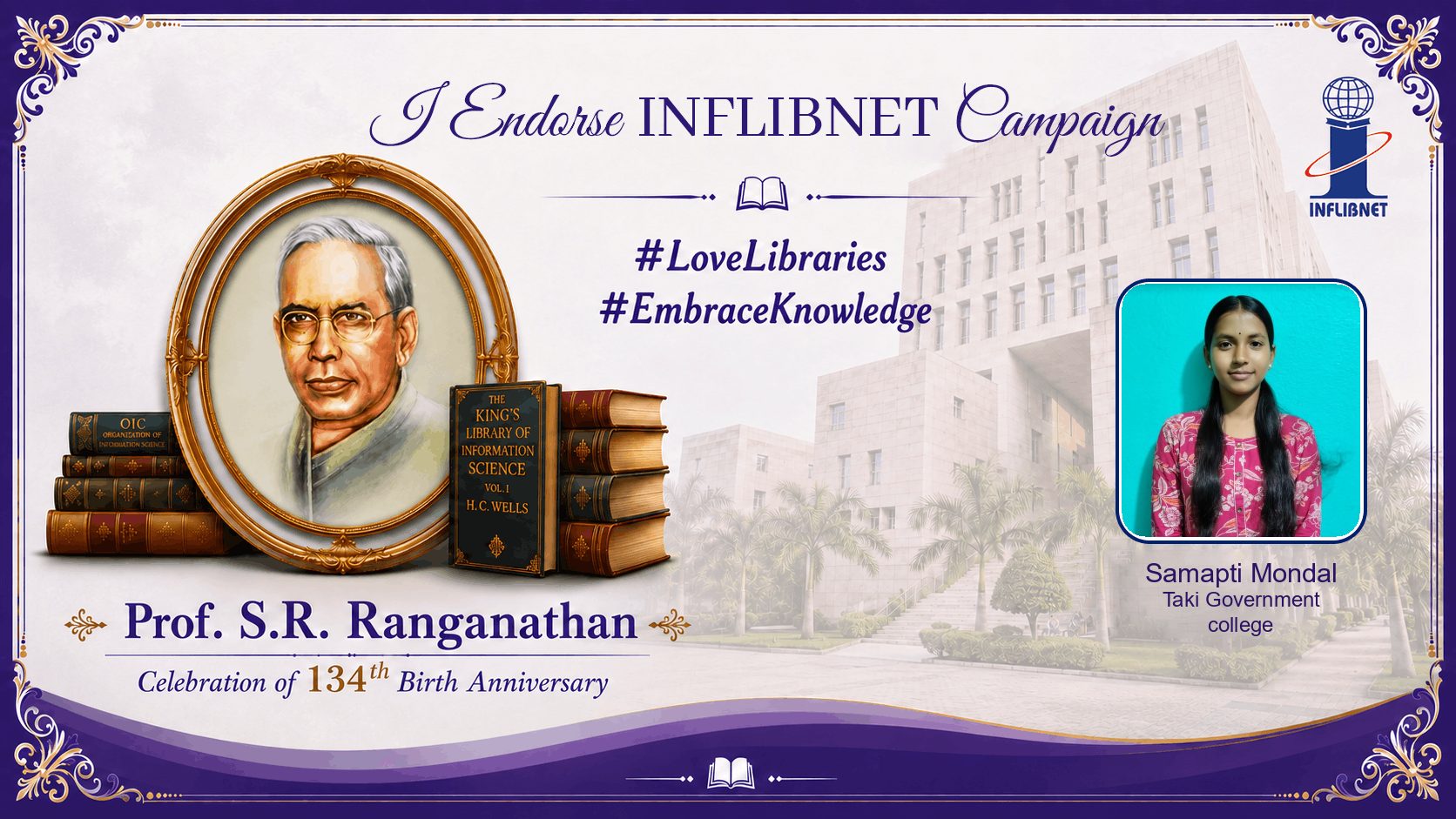 Library Day Endorse Badge