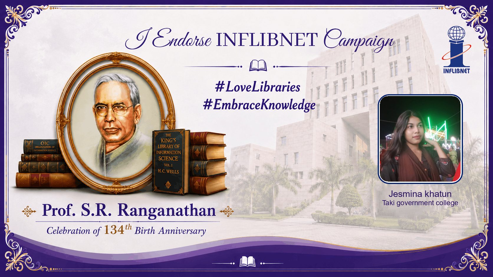 Library Day Endorse Badge