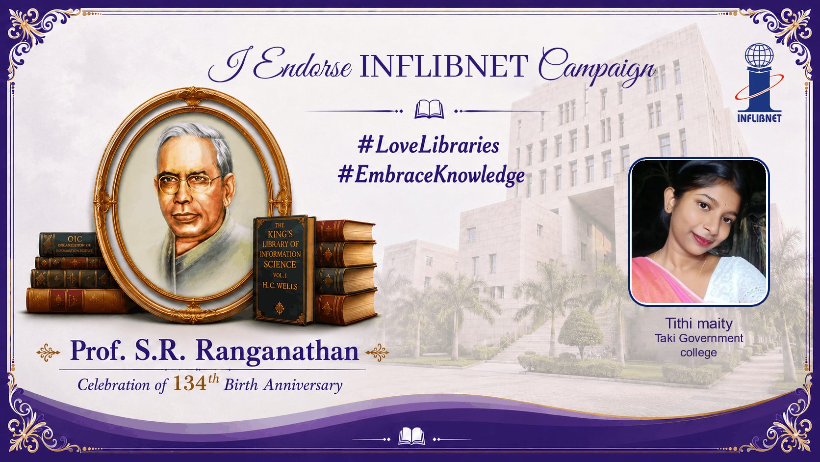Library Day Endorse Badge