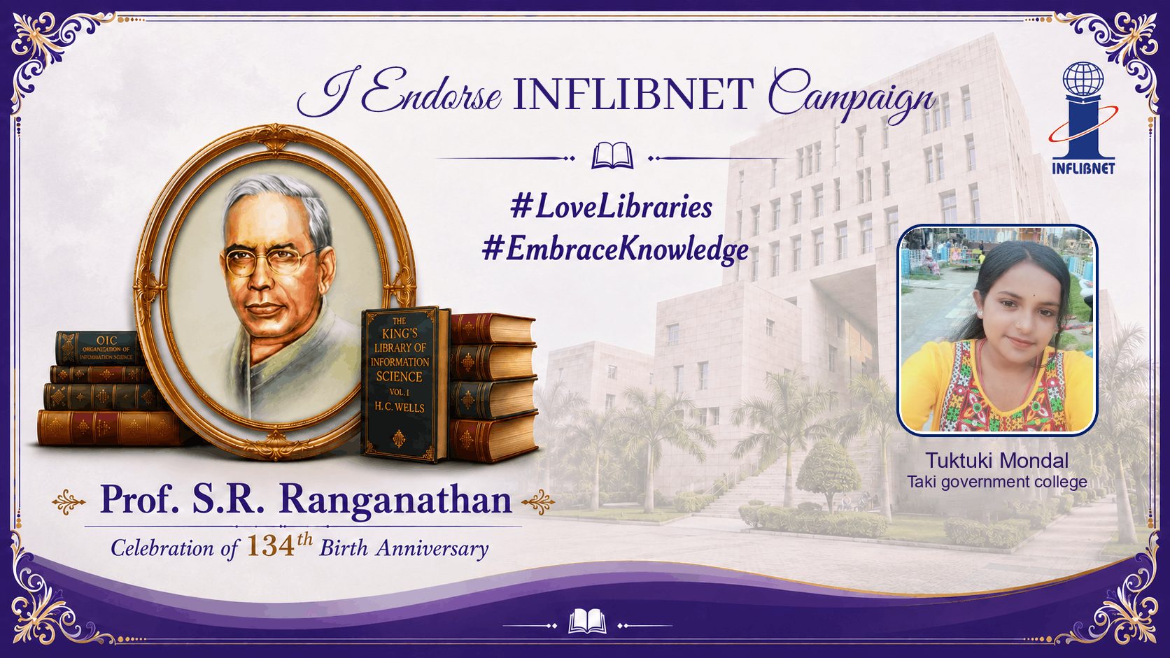 Library Day Endorse Badge