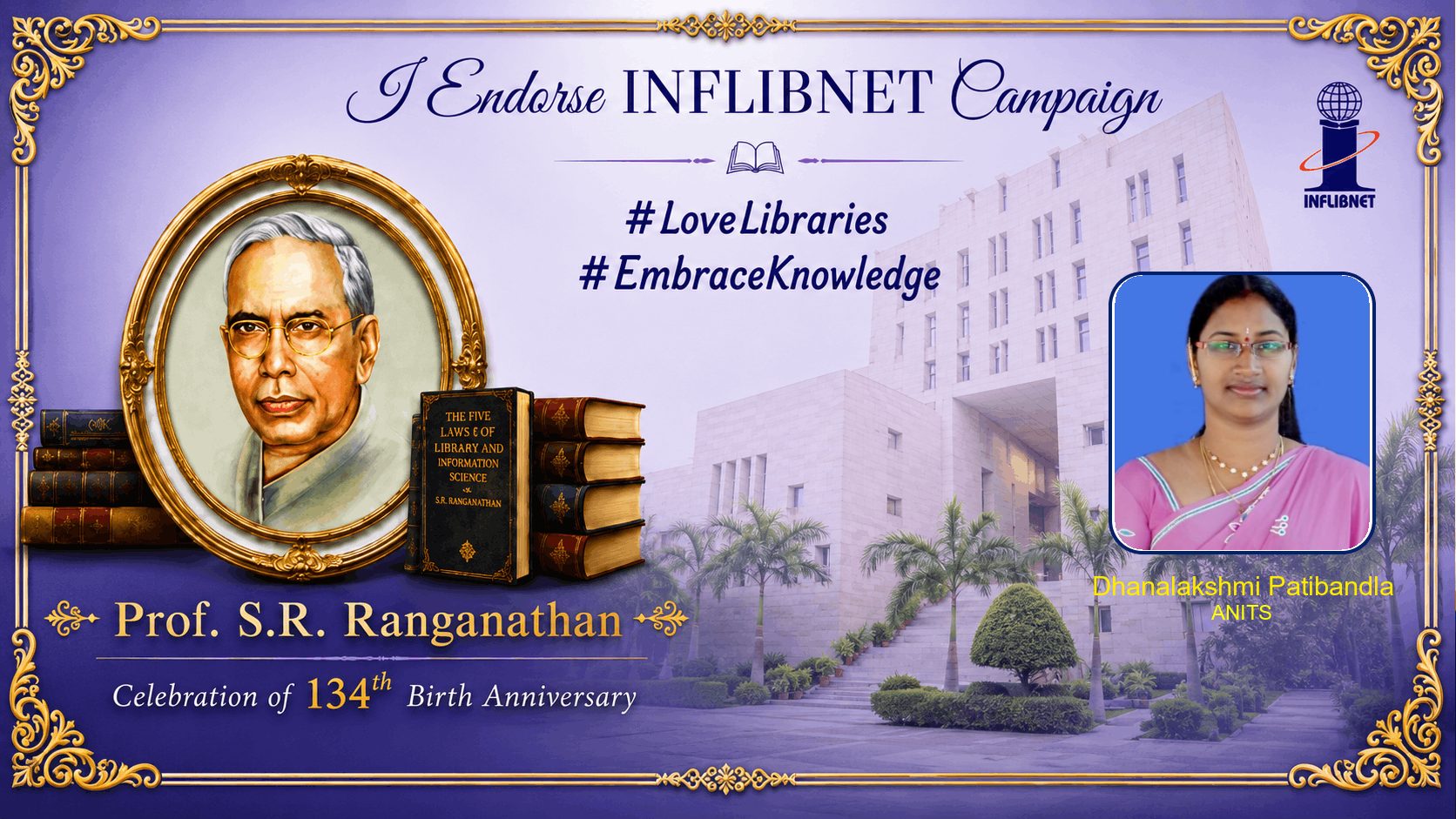 Library Day Endorse Badge